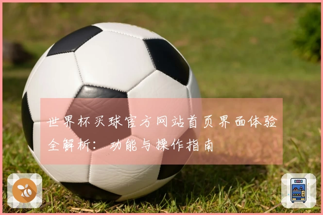 世界杯买球官方网站首页界面体验全解析：功能与操作指南